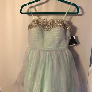 Mint and Lilac Dress